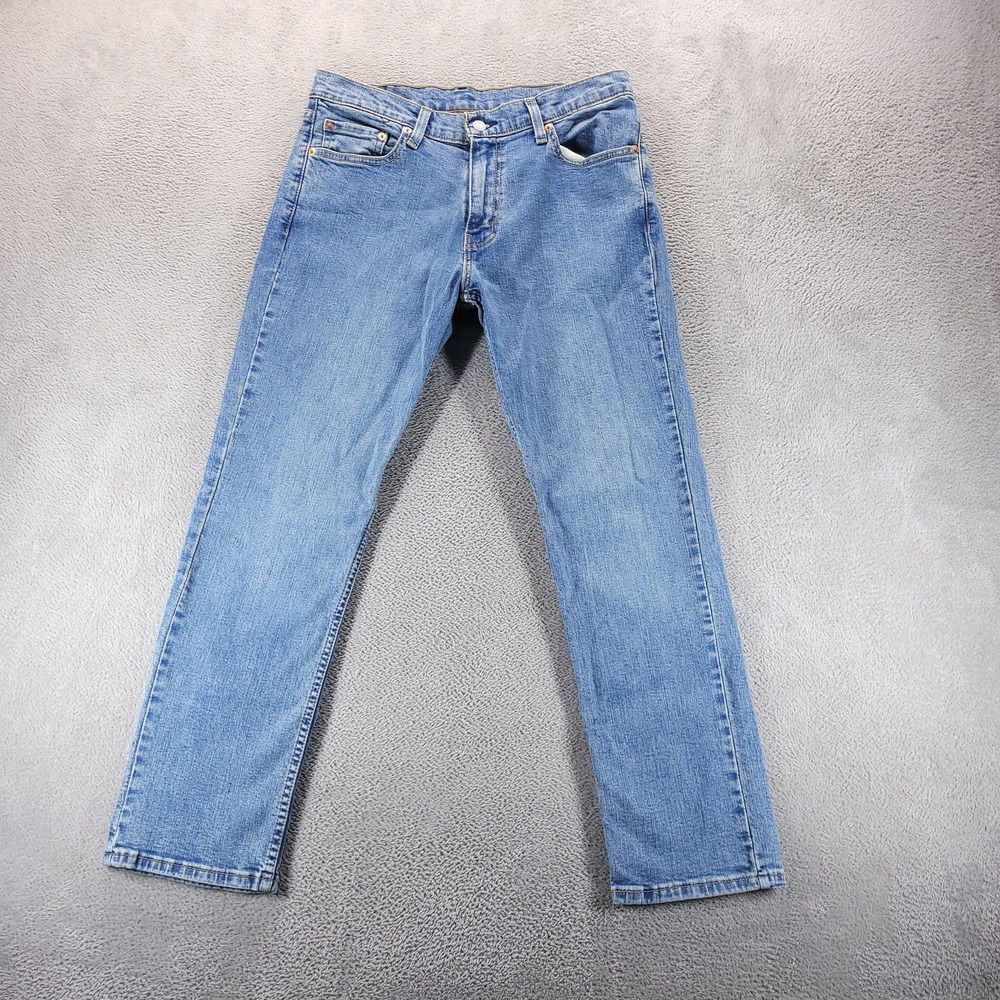 Levis 511 Jeans Mens 32x29 Blue Slim Tapered Light Wash Stretch Comfort